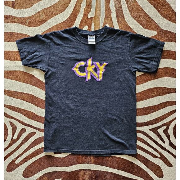Signed Chad Ginsburg 2005 CKY Band T Shirt S Camp Kill Yourself Y2k - Picture 1 of 6